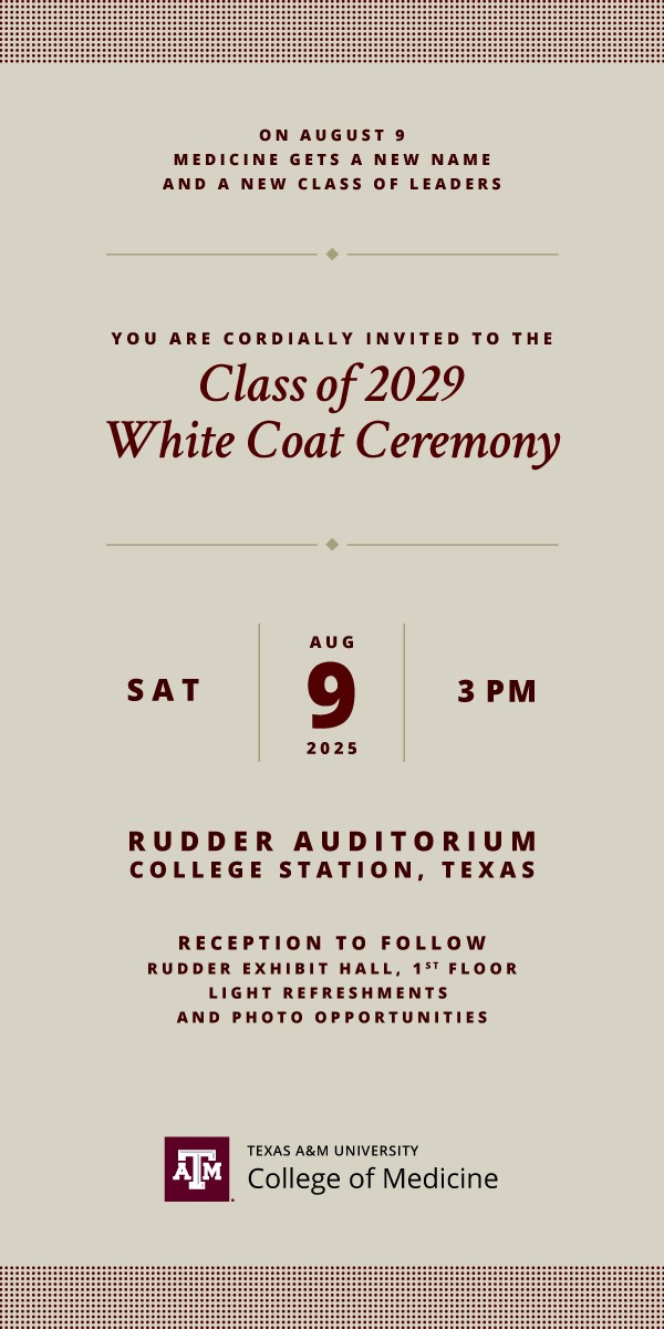 White Coat Ceremony Information