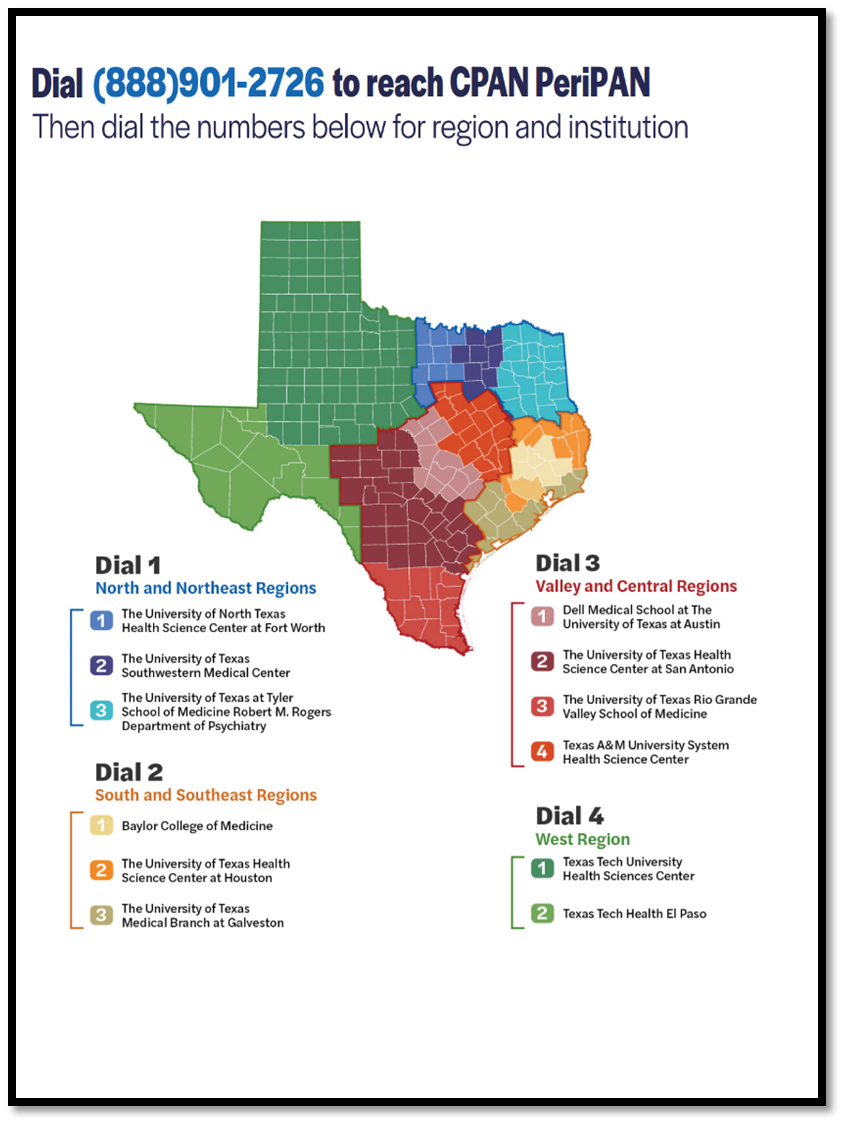 Texas Map of Services