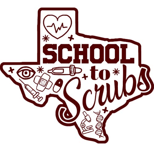 School to Scrubs Icon of Texas